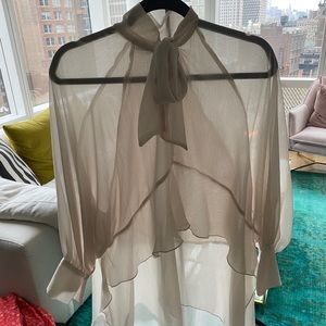 Sheer Zara top
